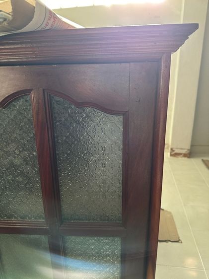 ตู้ไม้มะค่าสองชั้นยาว 3 เมตรซ้อนกัน รูปที่ 6