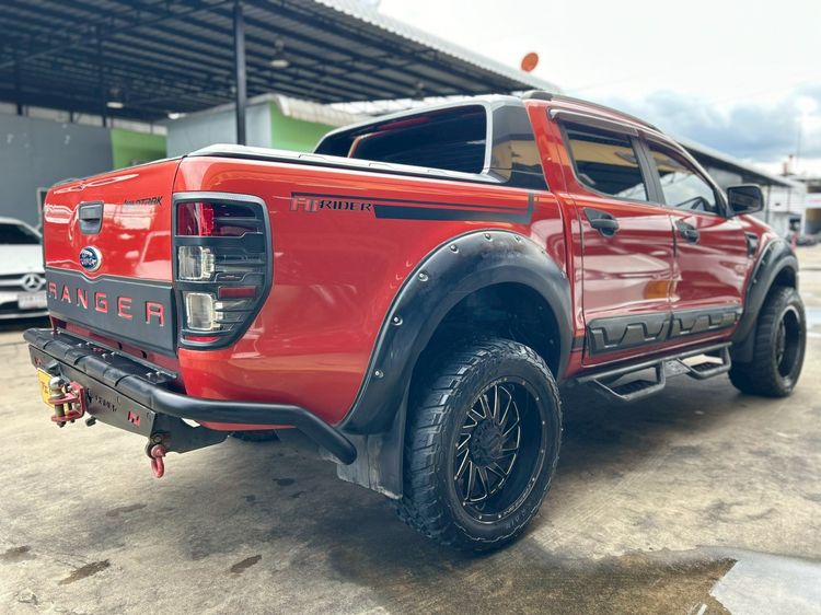 Ford Ranger 2015 2.2 Hi-Rider Wildtrak TDCi Pickup ดีเซล เกียร์อัตโนมัติ ส้ม รูปที่ 2