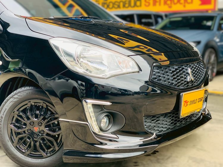 Mitsubishi Attrage 2019 1.2 GLX Sedan เบนซิน ไม่ติดแก๊ส เกียร์อัตโนมัติ ดำ รูปที่ 2