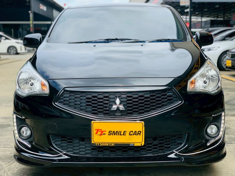 Mitsubishi Attrage 2019 1.2 GLX Sedan เบนซิน ไม่ติดแก๊ส เกียร์อัตโนมัติ ดำ รูปที่ 3