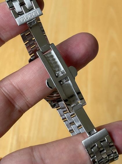GUCCI 5500L 27 mm Gray Dial Swiss Quartz Steel Women’s Watch รูปที่ 14