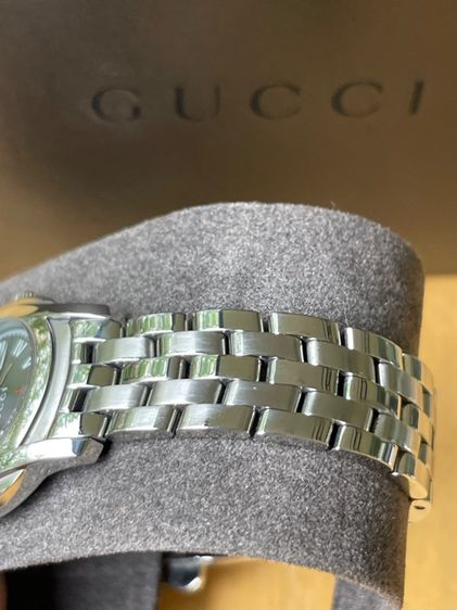 GUCCI 5500L 27 mm Gray Dial Swiss Quartz Steel Women’s Watch รูปที่ 6