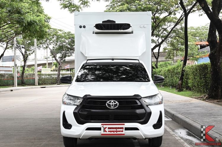 Toyota Hilux Revo 2021 2.4 Entry Pickup ดีเซล ไม่ติดแก๊ส เกียร์ธรรมดา ขาว รูปที่ 2