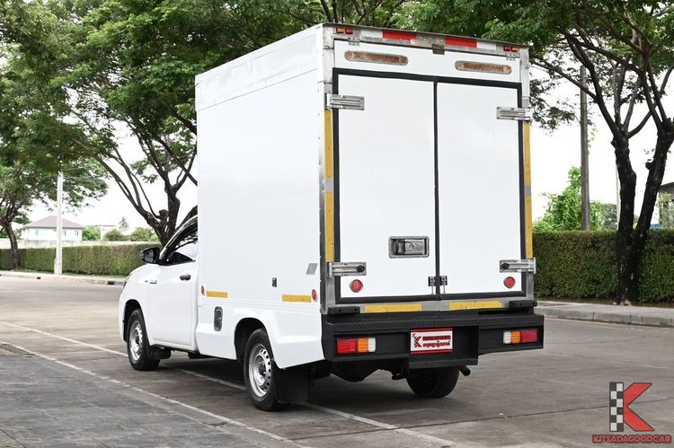 Toyota Hilux Revo 2021 2.4 Entry Pickup ดีเซล ไม่ติดแก๊ส เกียร์ธรรมดา ขาว รูปที่ 3