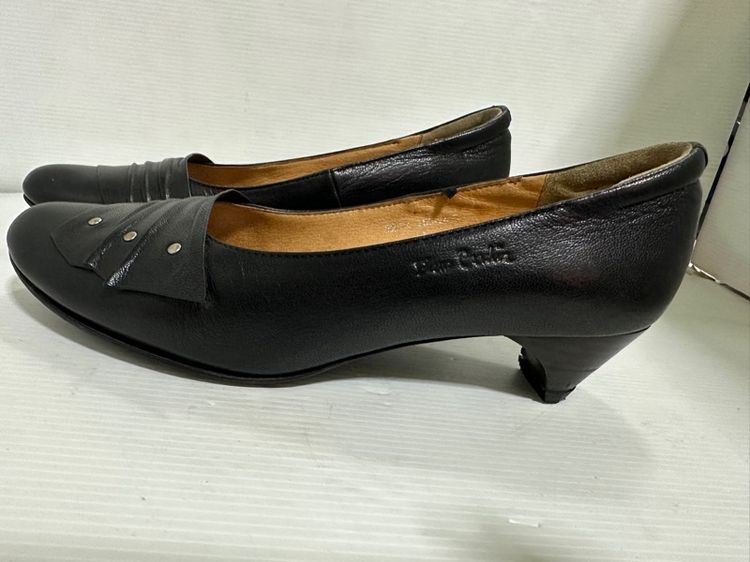 รองเท้าหนังแท้สีดำและสีน้ำตาล รูปที่ 2