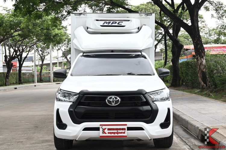 Toyota Hilux Revo 2021 2.4 Entry Pickup ดีเซล ไม่ติดแก๊ส เกียร์ธรรมดา ขาว รูปที่ 2