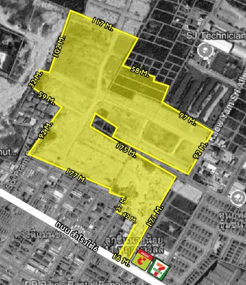 📣ขายที่ดินเปล่า 35 ไร่ ซอยสุขุมวิท 76 เจ้าของขายเอง📣