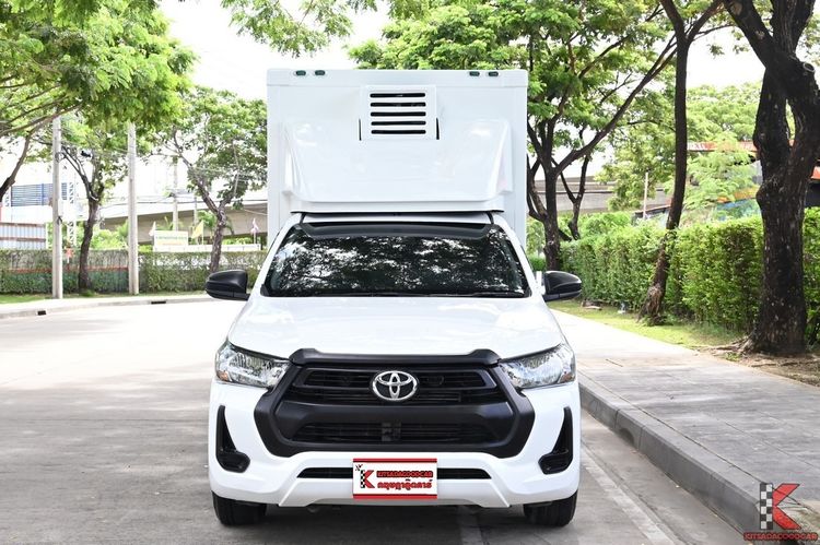 Toyota Hilux Revo 2022 2.4 Entry Pickup ดีเซล ไม่ติดแก๊ส เกียร์ธรรมดา ขาว รูปที่ 2