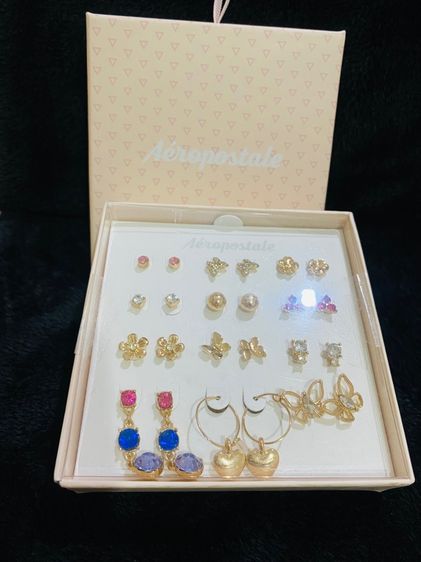 ต่างหู 12 คู่ 12 แบบ จากแบรนด์ดัง Aeropostale ของแท้ 💯  รูปที่ 12