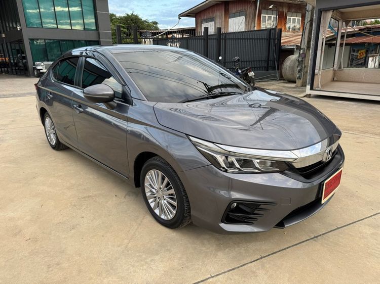 Honda City 2021 1.0 SV เบนซิน ไม่ติดแก๊ส เกียร์อัตโนมัติ เทา รูปที่ 3