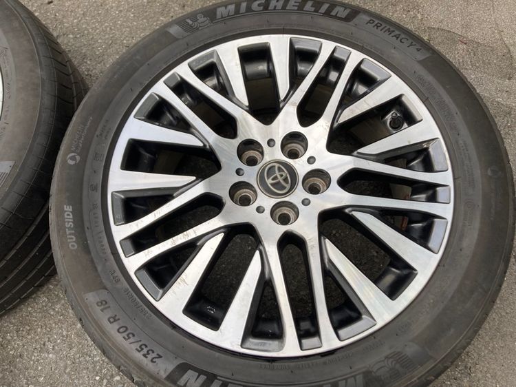 ล้อ Toyota Alphard Velfire 30 รุ่นTop SC 18 นิ้ว 5 รู 114 ล้อเดิมสภาพดี ไม่เคยซ่อม พร้อมยาง Michelin 235 50 18 ปลายปี2021 รูปที่ 7