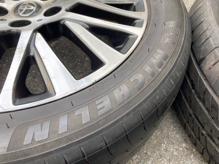 ล้อ Toyota Alphard Velfire 30 รุ่นTop SC 18 นิ้ว 5 รู 114 ล้อเดิมสภาพดี ไม่เคยซ่อม พร้อมยาง Michelin 235 50 18 ปลายปี2021 รูปที่ 10