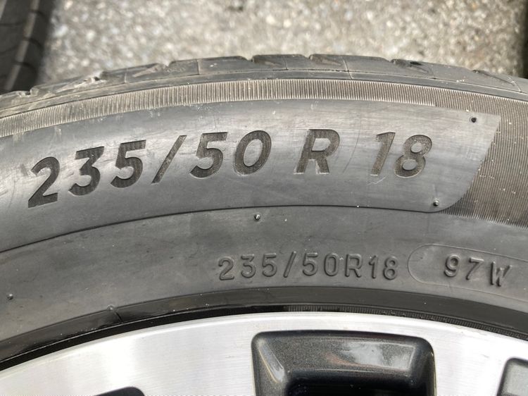 ล้อ Toyota Alphard Velfire 30 รุ่นTop SC 18 นิ้ว 5 รู 114 ล้อเดิมสภาพดี ไม่เคยซ่อม พร้อมยาง Michelin 235 50 18 ปลายปี2021 รูปที่ 8