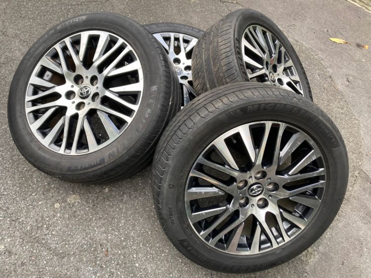 ล้อ Toyota Alphard Velfire 30 รุ่นTop SC 18 นิ้ว 5 รู 114 ล้อเดิมสภาพดี ไม่เคยซ่อม พร้อมยาง Michelin 235 50 18 ปลายปี2021 รูปที่ 14