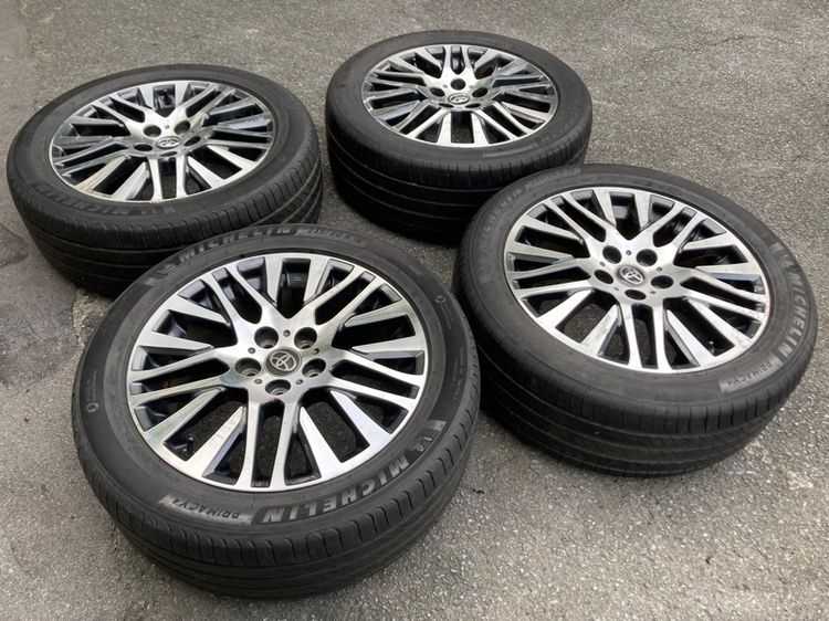ล้อ Toyota Alphard Velfire 30 รุ่นTop SC 18 นิ้ว 5 รู 114 ล้อเดิมสภาพดี ไม่เคยซ่อม พร้อมยาง Michelin 235 50 18 ปลายปี2021 รูปที่ 16