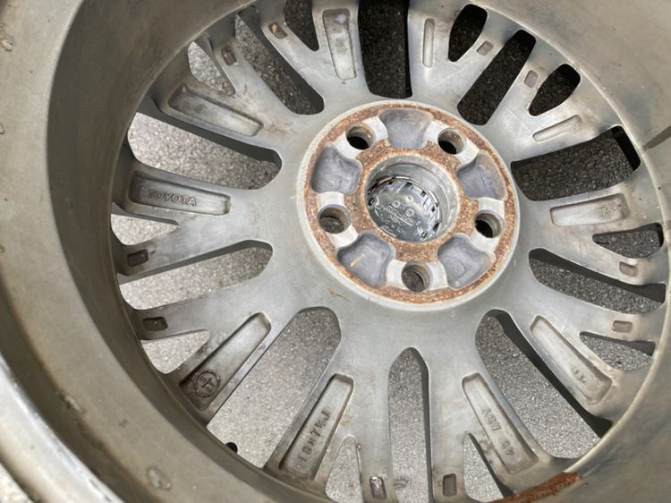 ล้อ Toyota Alphard Velfire 30 รุ่นTop SC 18 นิ้ว 5 รู 114 ล้อเดิมสภาพดี ไม่เคยซ่อม พร้อมยาง Michelin 235 50 18 ปลายปี2021 รูปที่ 11