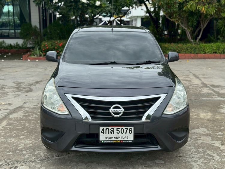 Nissan Almera 2015 1.2 E Sedan เบนซิน ไม่ติดแก๊ส เกียร์อัตโนมัติ เทา รูปที่ 3