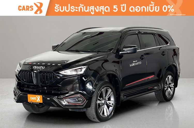 Isuzu MU-X 2022 3.0 Ultimate AT 2WD Utility-car ดีเซล ไม่ติดแก๊ส เกียร์อัตโนมัติ ดำ