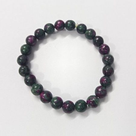 สร้อยข้อมือหินแท้ รูบี้ซอยไซต์ (Ruby Zoisite) รูปที่ 5