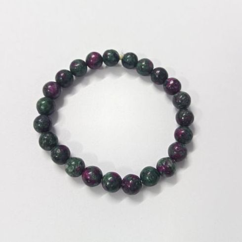 สร้อยข้อมือหินแท้ รูบี้ซอยไซต์ (Ruby Zoisite) รูปที่ 7