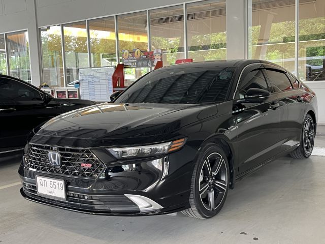 Honda Accord 2024 2.0 e:HEV RS Sedan ไฮบริด ไม่ติดแก๊ส เกียร์อัตโนมัติ ดำ รูปที่ 3