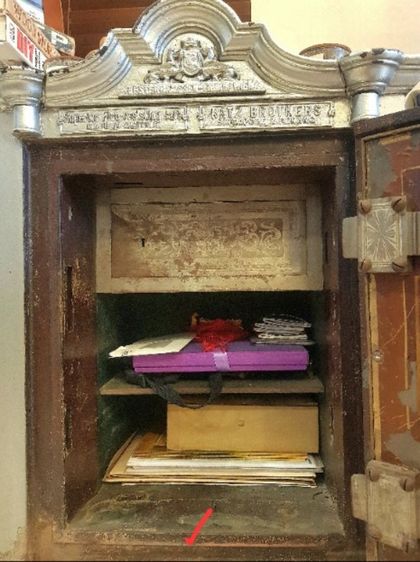 ตู้เซฟกันไฟโบราณอายุกว่า100ปี สภาพสวยกุญแจครบใช้งานได้จริว นำเข้าออสเตรีย รูปที่ 6