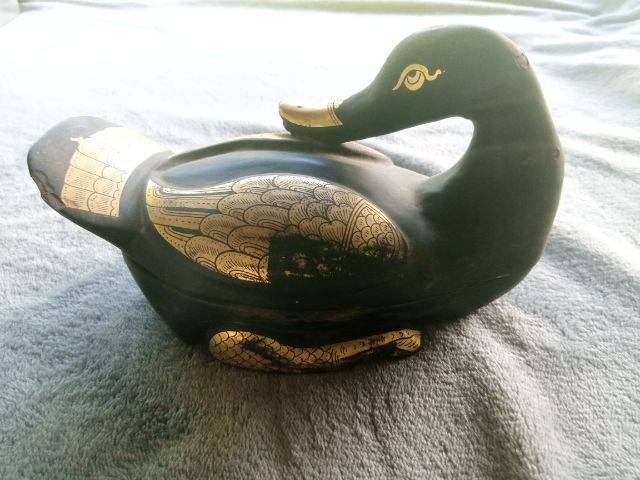 ตลับไม้รูปเป็ด รูปที่ 6