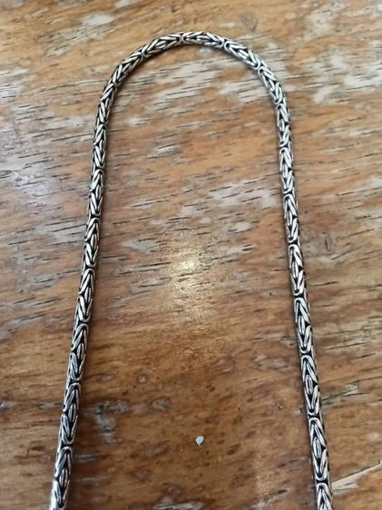 สร้อยคอเงินแท้ 24 นิ้ว สวยงาม ลายนิยม ห้อยพระได้ 3 องค์ 2.5 มิล 22.8 กรัม รูปที่ 15