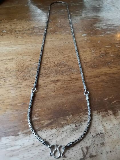 สร้อยคอเงินแท้ 24 นิ้ว สวยงาม ลายนิยม ห้อยพระได้ 3 องค์ 2.5 มิล 22.8 กรัม รูปที่ 17