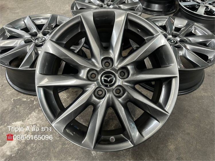 ✨ล้อแม็ก 5รู114✨Mazda 3 ขอบ 18 สีไฮเปอร์💖สวยกริ๊บ💖 รูปที่ 2
