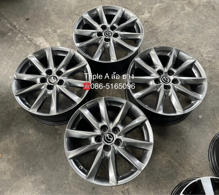 ✨ล้อแม็ก 5รู114✨Mazda 3 ขอบ 18 สีไฮเปอร์💖สวยกริ๊บ💖 รูปที่ 6