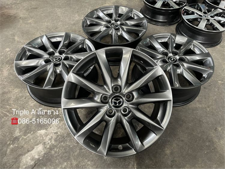 อื่นๆ อะลูมิเนียมอัลลอย 18" ✨ล้อแม็ก 5รู114✨Mazda 3 ขอบ 18 สีไฮเปอร์💖สวยกริ๊บ💖
