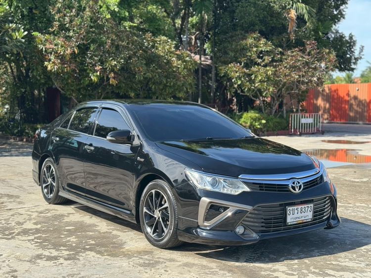 Toyota Camry 2015 2.0 G Sedan เบนซิน ไม่ติดแก๊ส เกียร์อัตโนมัติ ดำ รูปที่ 2