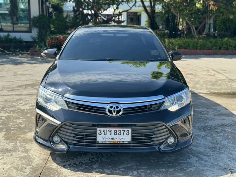 Toyota Camry 2015 2.0 G Sedan เบนซิน ไม่ติดแก๊ส เกียร์อัตโนมัติ ดำ รูปที่ 3