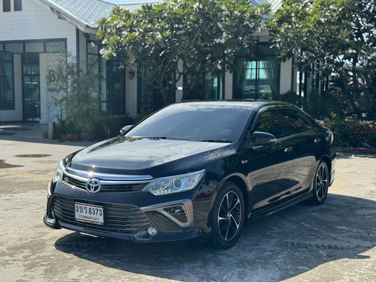 Toyota Camry 2015 2.0 G Sedan เบนซิน ไม่ติดแก๊ส เกียร์อัตโนมัติ ดำ
