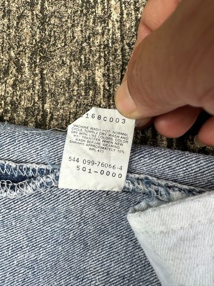 Vintage Levi’s 501 หมึกแดง ก้านดำ เมกา รูปที่ 14
