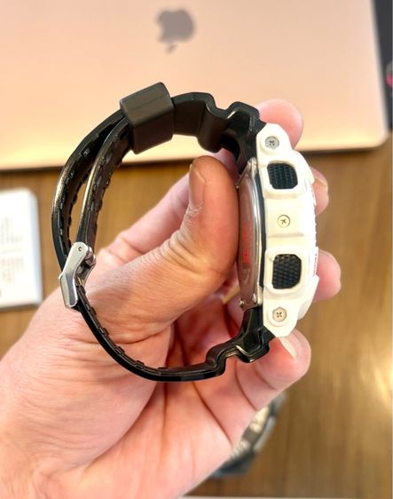 G-SHOCK หายาก GA-100 สีขาวเข็มเหลือง พร้อมกล่อง ซื้อศูนย์ไทย รูปที่ 4