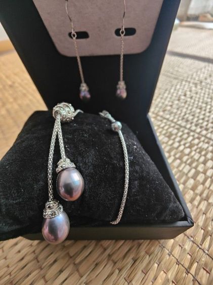 ชุดสร้อยมุกแท้💯AA รูปที่ 12