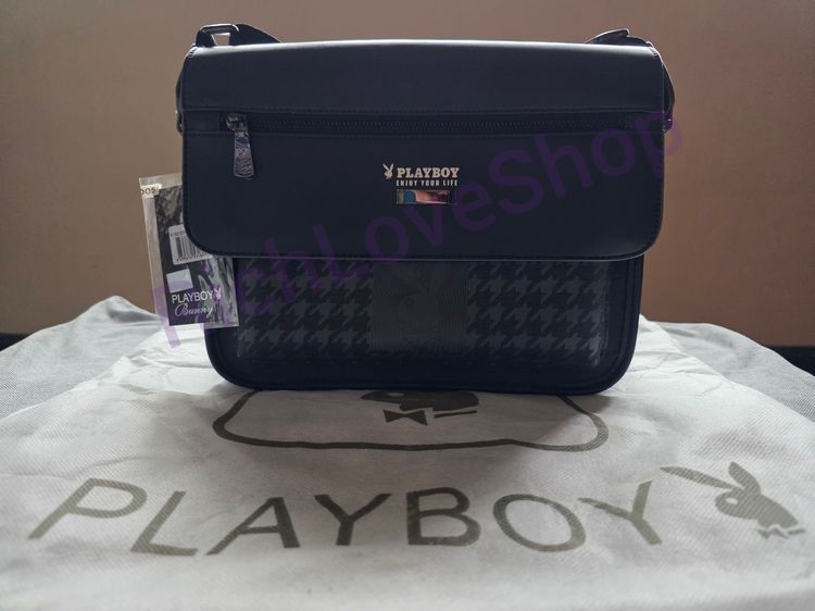 ไม่ระบุ น้ำเงิน หนัง PU ขายกระเป๋าสะพายข้าง PlayBoy ลิขสิทธิ์แท้