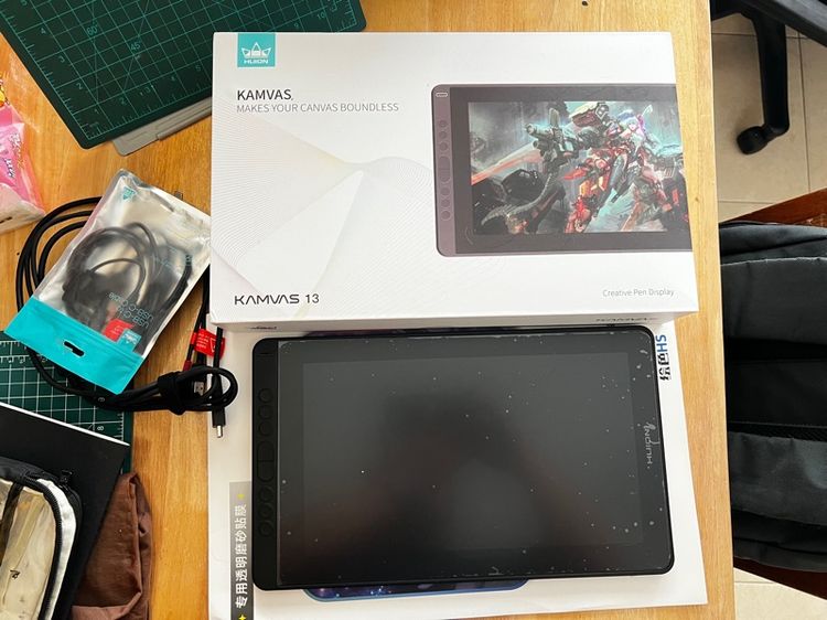  ขาย Huion Kamvas 13  อุปกรณ์ครบ