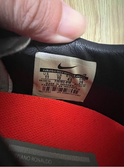 Nike Mercurial Cr7 11us 290cm รูปที่ 9