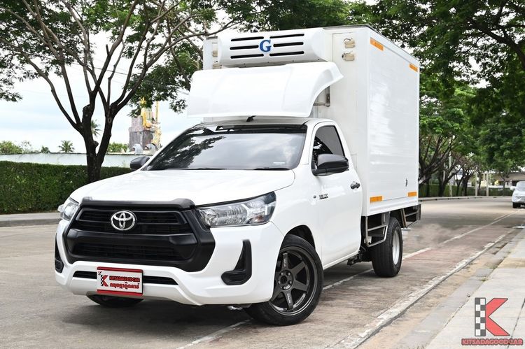 Toyota Hilux Revo 2021 2.4 Entry Pickup ดีเซล ไม่ติดแก๊ส เกียร์ธรรมดา ขาว รูปที่ 4