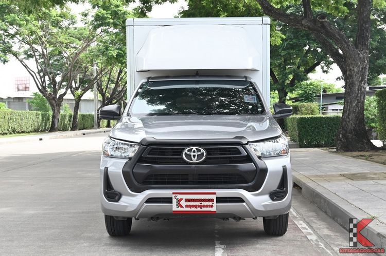 Toyota Hilux Revo 2021 2.4 Entry Pickup ดีเซล ไม่ติดแก๊ส เกียร์ธรรมดา ขาว รูปที่ 2