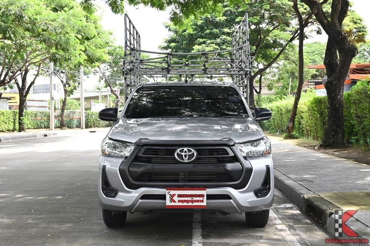 Toyota Hilux Revo 2021 2.4 Entry Pickup ดีเซล ไม่ติดแก๊ส เกียร์ธรรมดา บรอนซ์เงิน รูปที่ 2