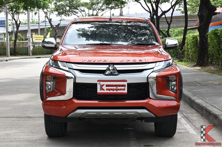 Mitsubishi Triton 2019 2.4 GLS Plus Pickup ดีเซล ไม่ติดแก๊ส เกียร์อัตโนมัติ ส้ม รูปที่ 2