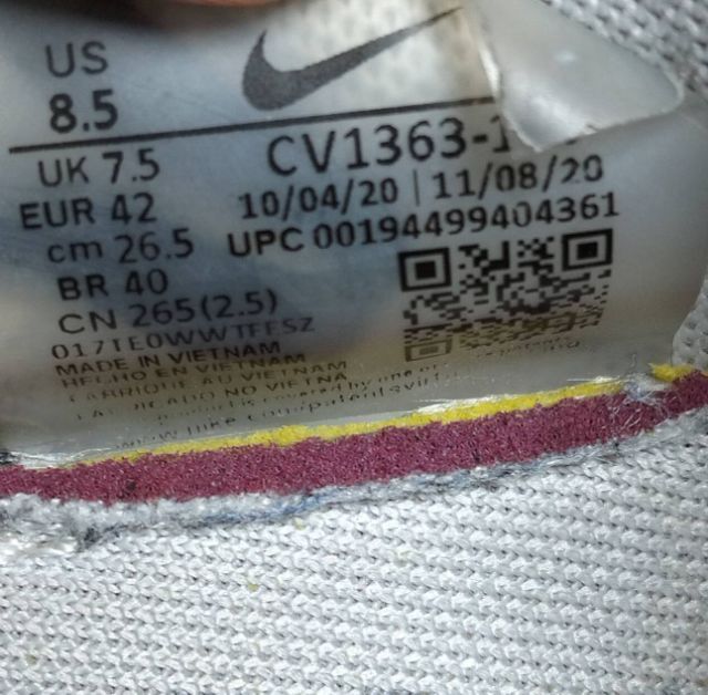 รองเท้ากีฬามือสองNike เบอร์ 42 ยาว 26.5cm.คัดพิเศษ ซักแล้ว พร้อมใช้งาน รูปที่ 6