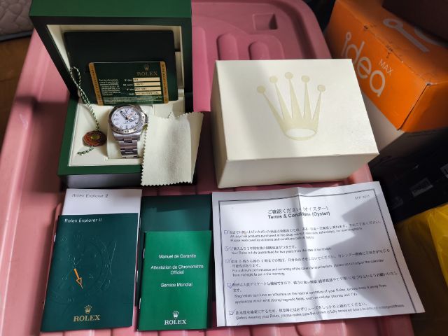 Rolex Explorer ii หน้าขาว เหมือนมือหนึ่ง รูปที่ 8