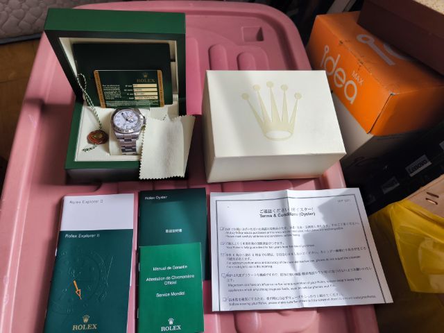 Rolex Explorer ii หน้าขาว เหมือนมือหนึ่ง รูปที่ 10