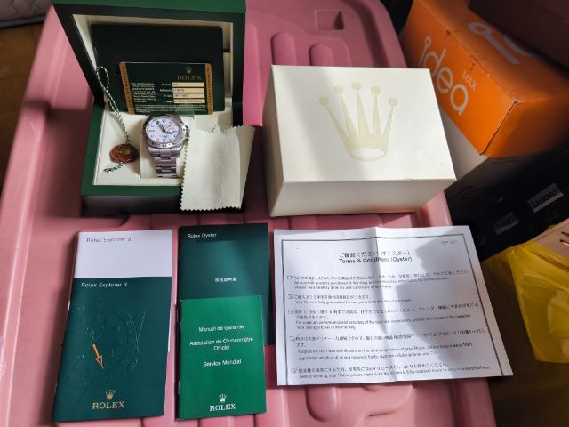 Rolex Explorer ii หน้าขาว เหมือนมือหนึ่ง รูปที่ 9