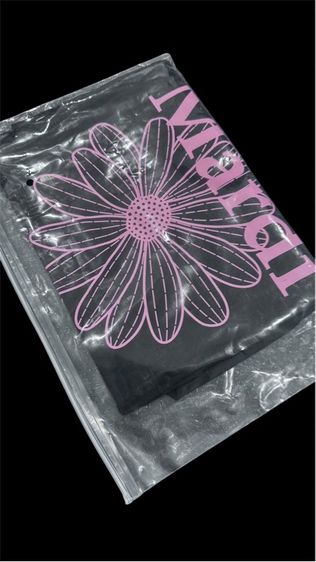 Mardi Mercredi Airlift Slim Fit Top Flowermardi  BlackPink ใส่ออกกำลังกายผ้าลื่น  รูปที่ 2